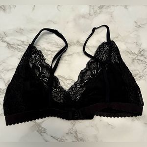 Aritzia Talula Black Lace Bralette (XS)